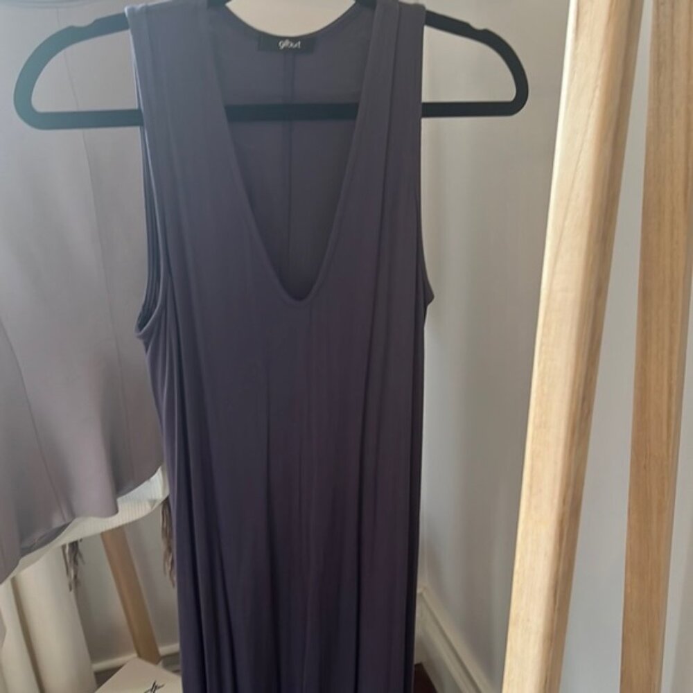 Maxi dress  eggplant colour- gentle used